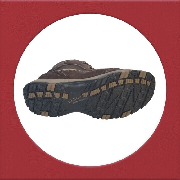 LLBean Tek Brown‎ Men’s Leather Hiking Boots Size 11M Waterproof Without Insole - Picture 16 of 16